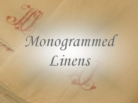 Monogrammed Linens